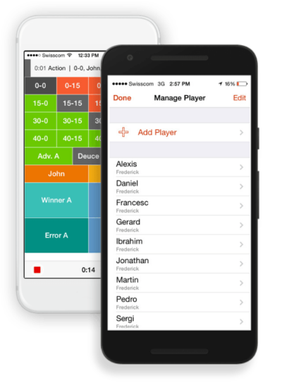 Dartfish mobile app