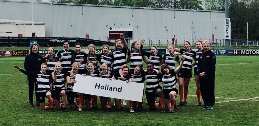 Dutch Girls Rugby Team Photo