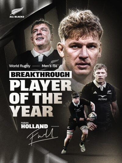 Fabian Holland - World Rugby Breakthrough Player of the Year 2025