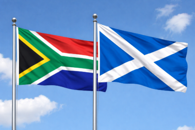 RSA and Scottish flag