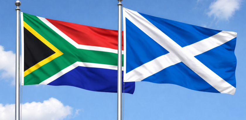 RSA and Scottish flag